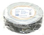 L�rredstape sort prof. 38 mm x 25 m.